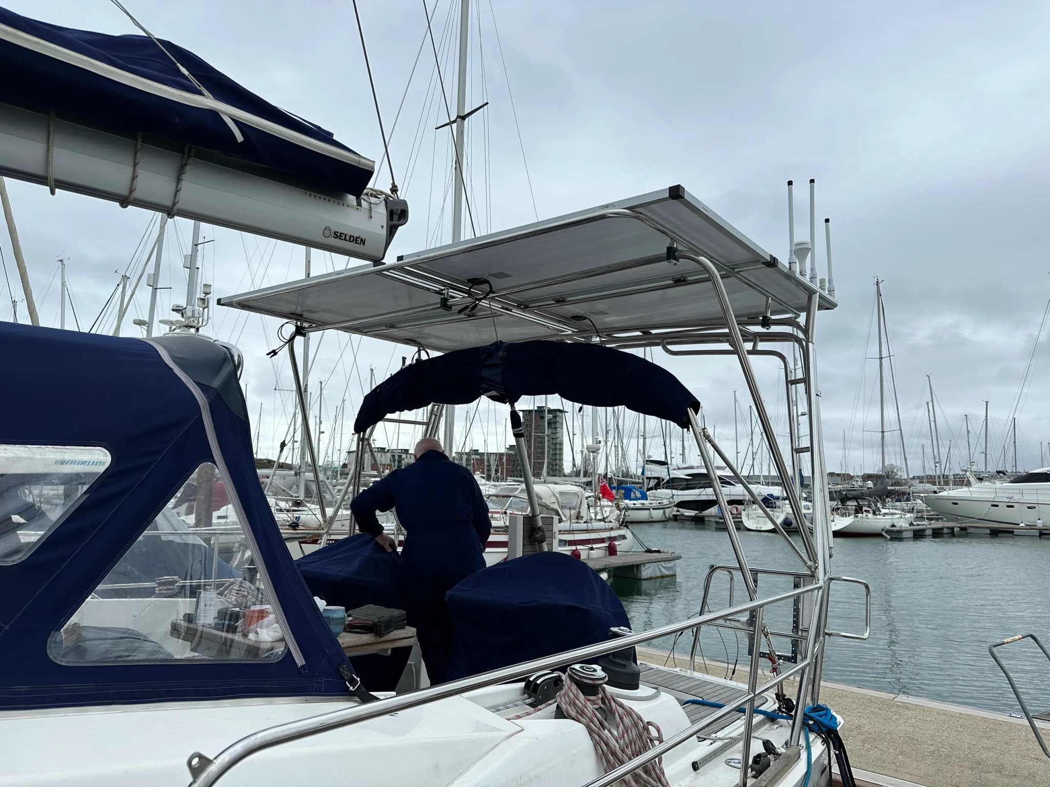 Bavaria 42 Vision — Sailing Muggle — Custom Solar Arch thumbnail 3