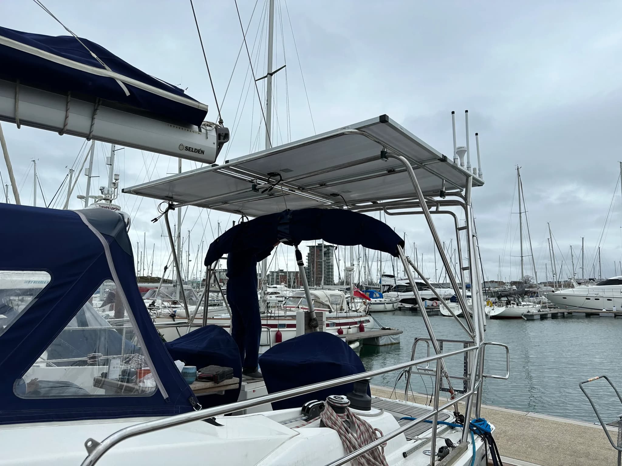 Bavaria 42 Vision — Sailing Muggle — Custom Solar Arch thumbnail 14