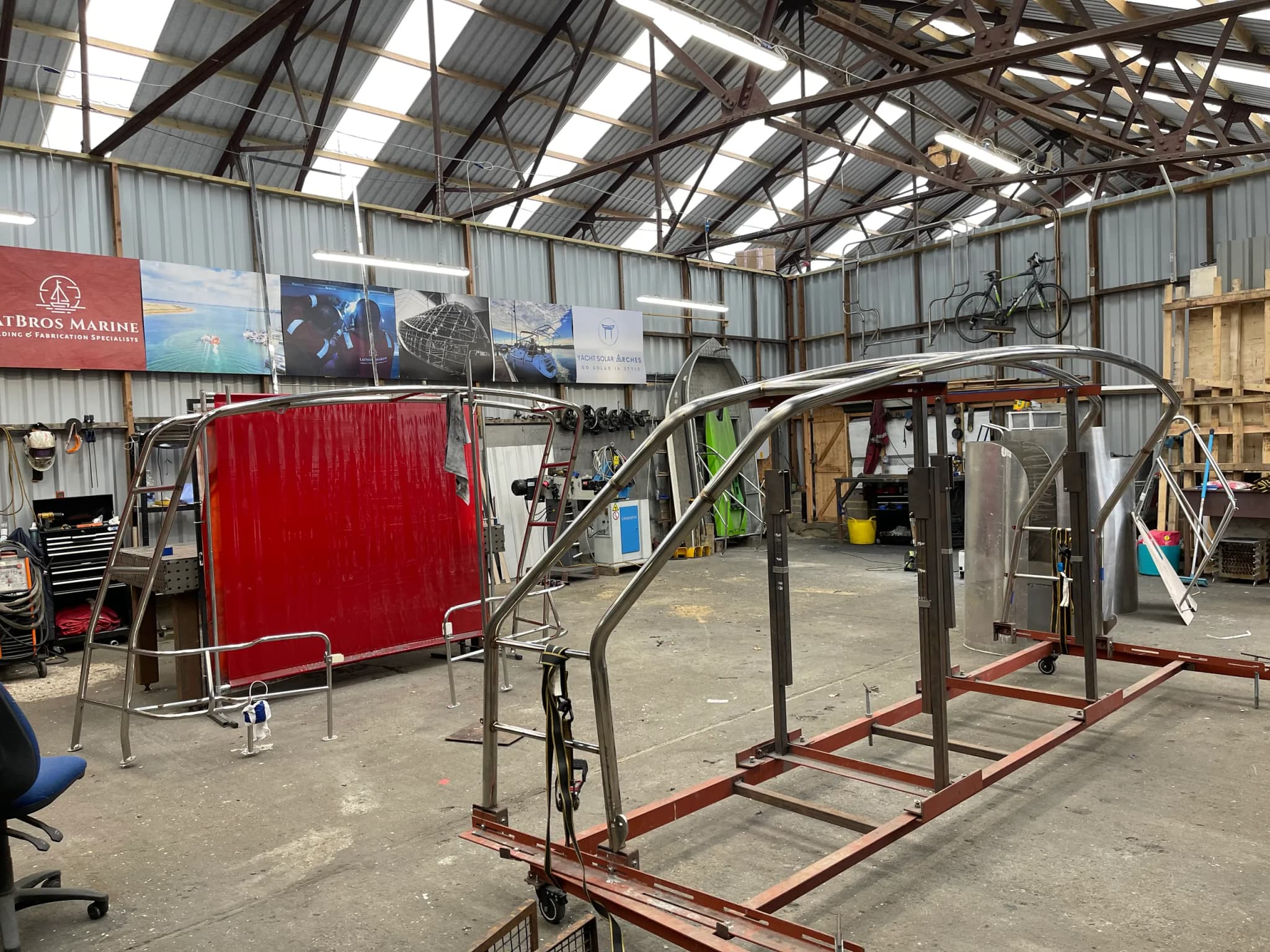 Dufour 430 — Valkiry Solar Arch thumbnail 5