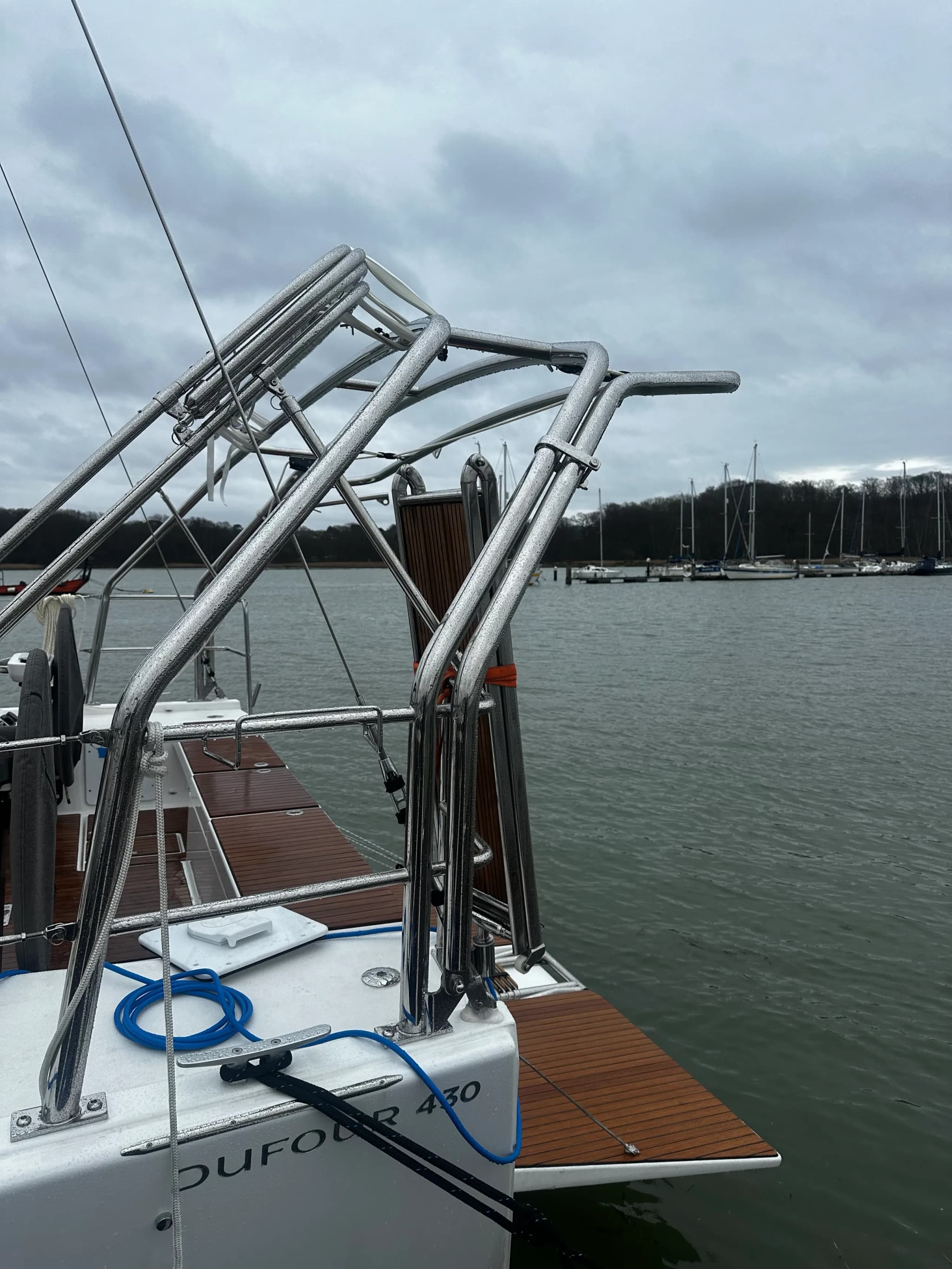 Dufour 430 — Valkiry Solar Arch thumbnail 11