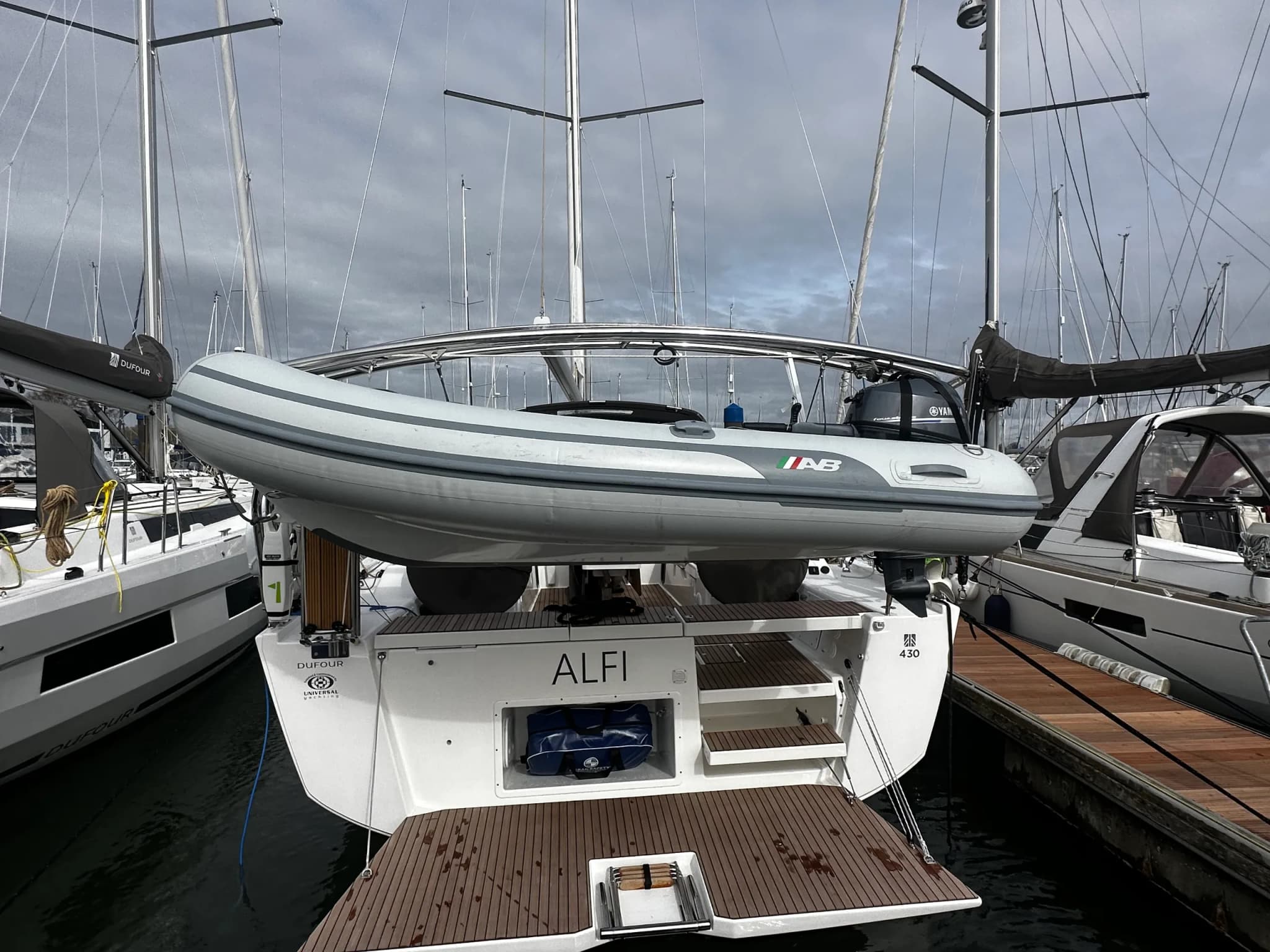 Dufour 430 — Valkiry Solar Arch thumbnail 12