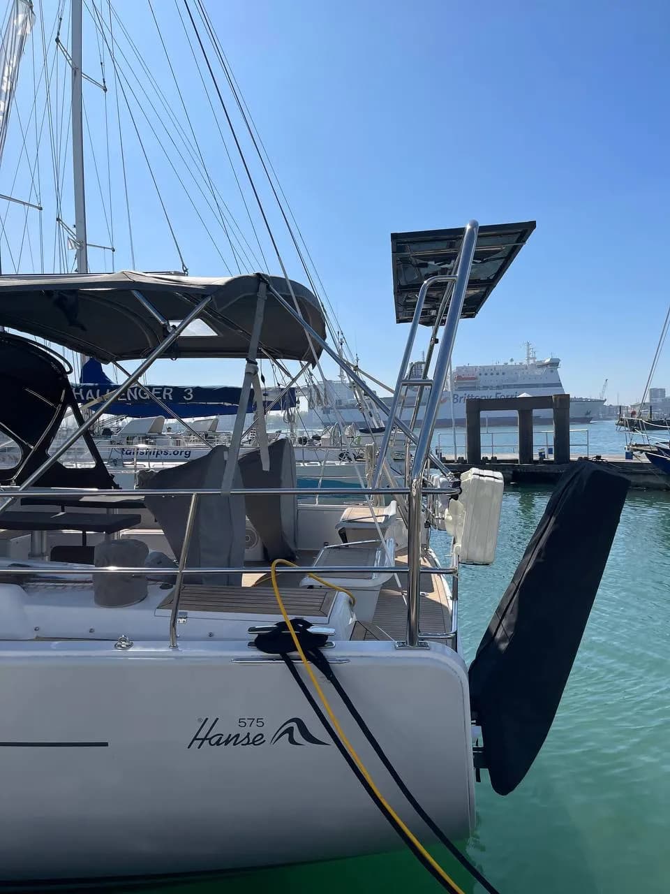 Hanse 575 — Valkiry Single Frame Solar Arch thumbnail 3