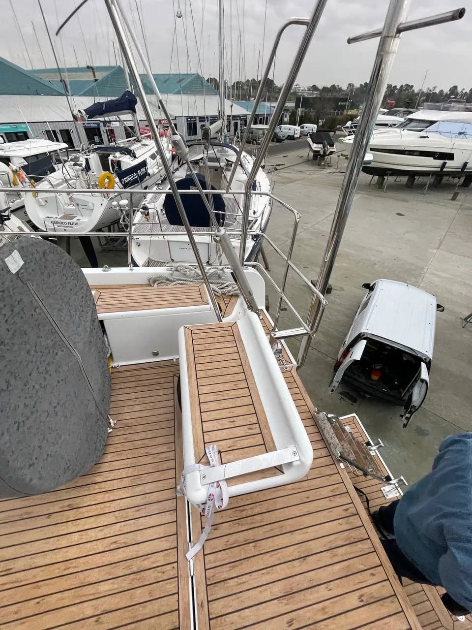 Hanse 575 — Valkiry Single Frame Solar Arch thumbnail 5