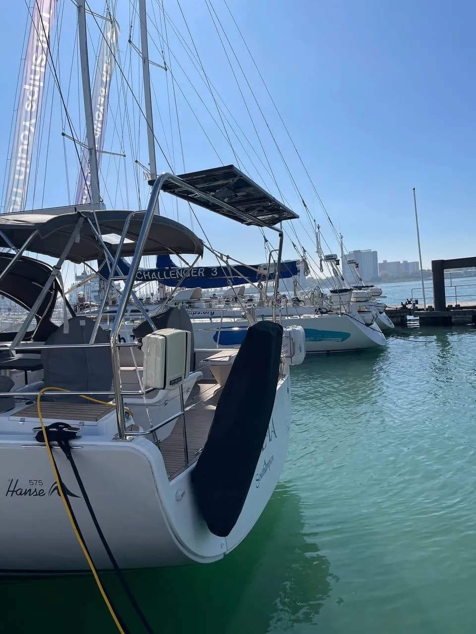 Hanse 575 — Valkiry Single Frame Solar Arch thumbnail 4