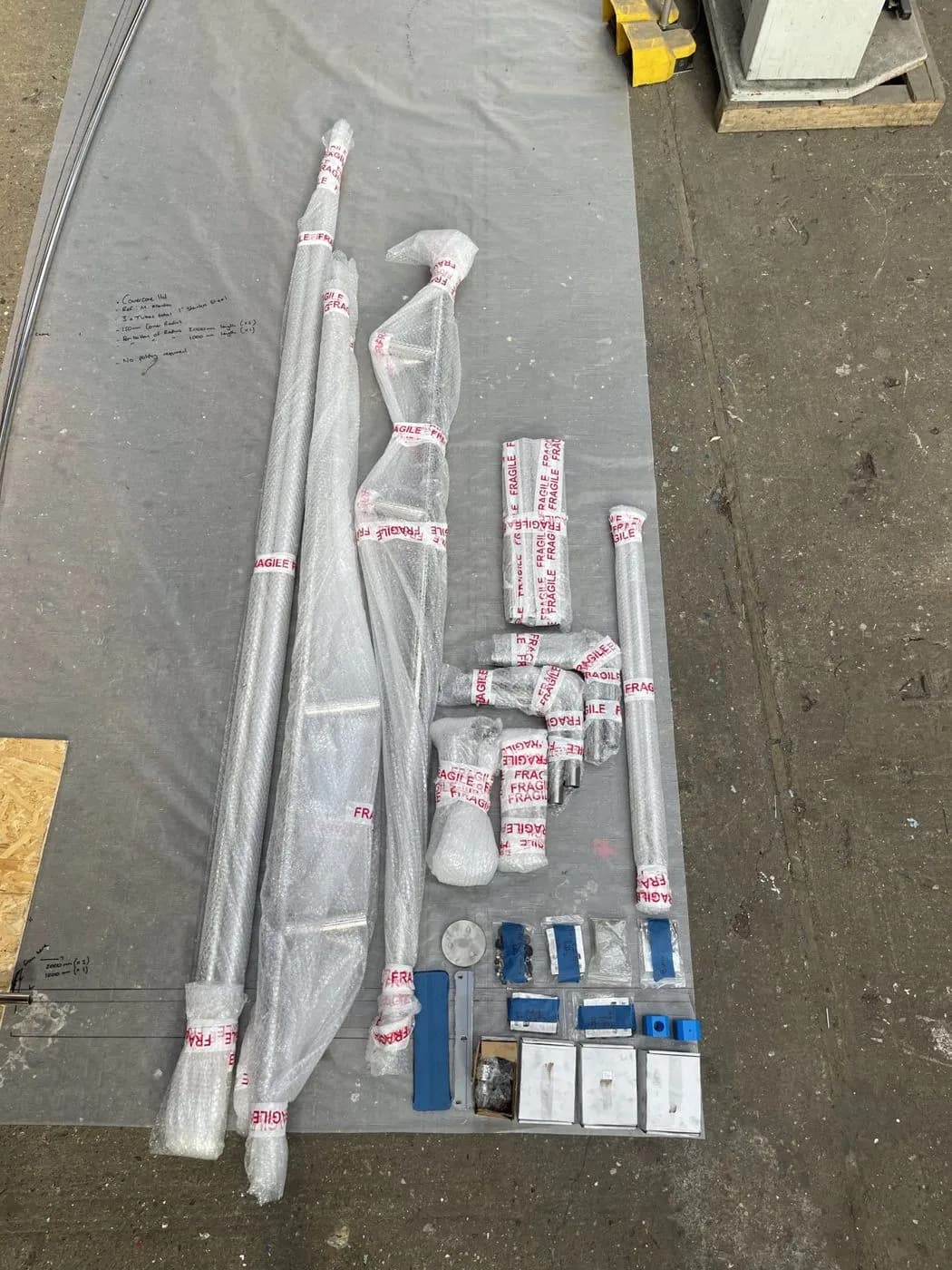 Embalado y etiquetado, listo para enviar